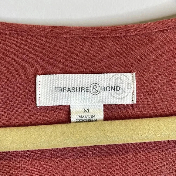 Treasure & Bond Brown Summer Dress - Picture 7 of 10